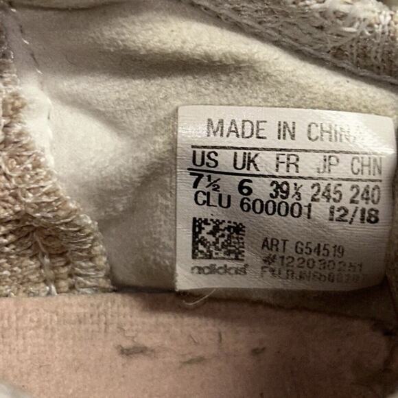 Adidas Women's US Size 7.5 Pureboost Go Cream Pink Running Sneaker Shoes G54519 - Picture 11 of 11